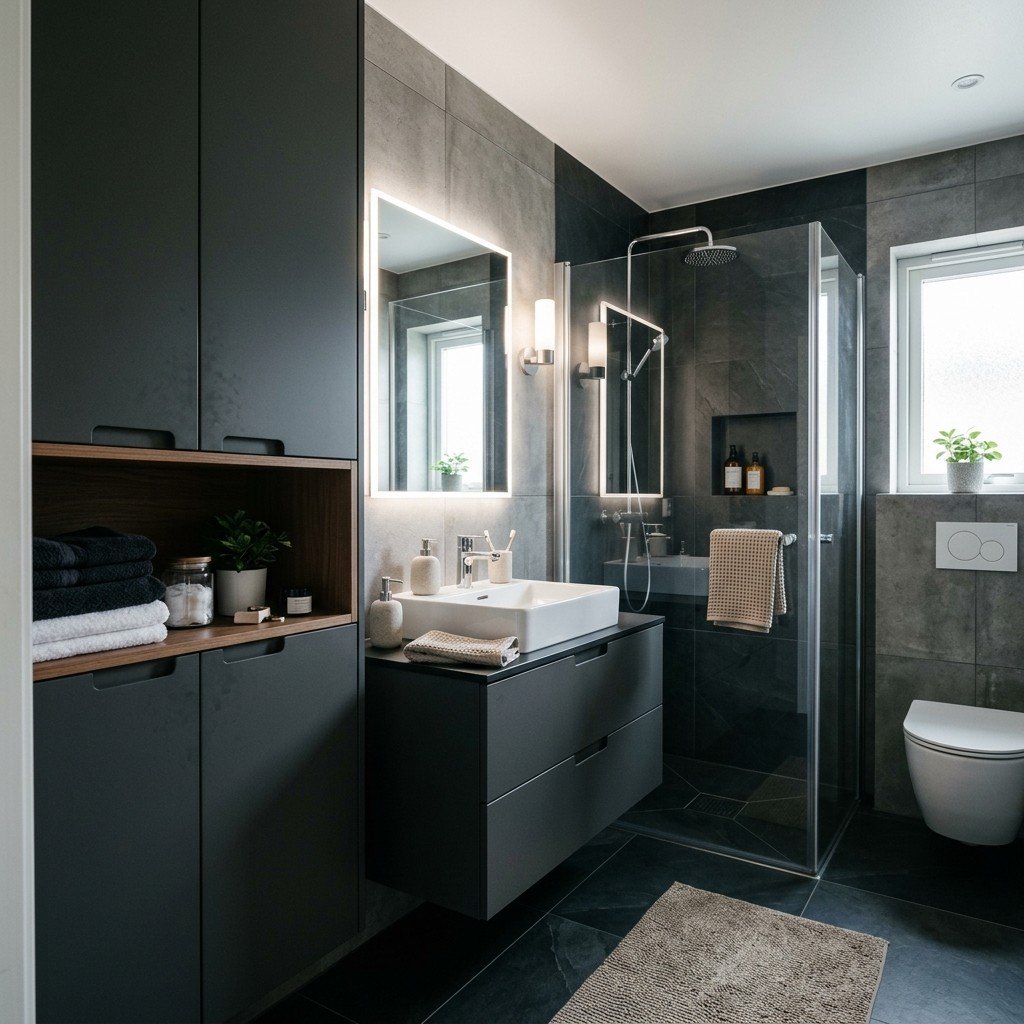 Compact Bathroom Storage &mdash; Bathroom Interior Designs