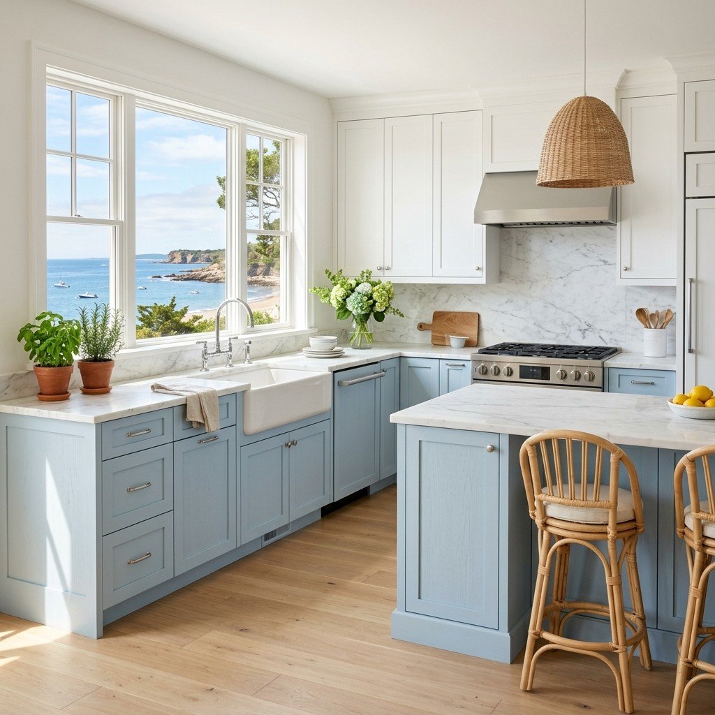 Coastal Chic &mdash; Modular Kitchen Designs