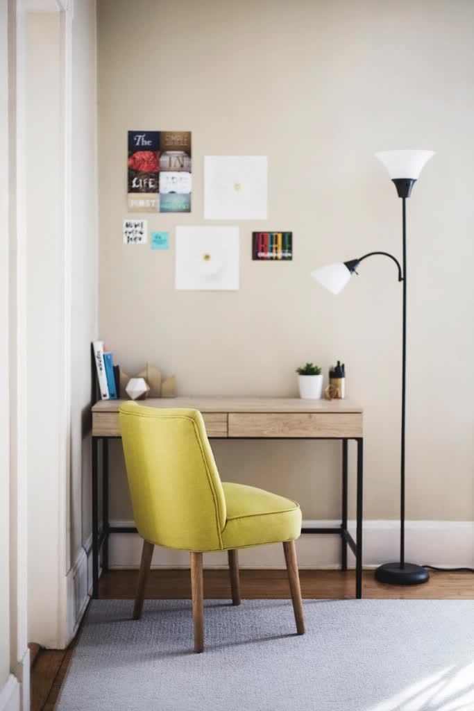 Bookshelf Office Nook &mdash; Home Office Interior Designs